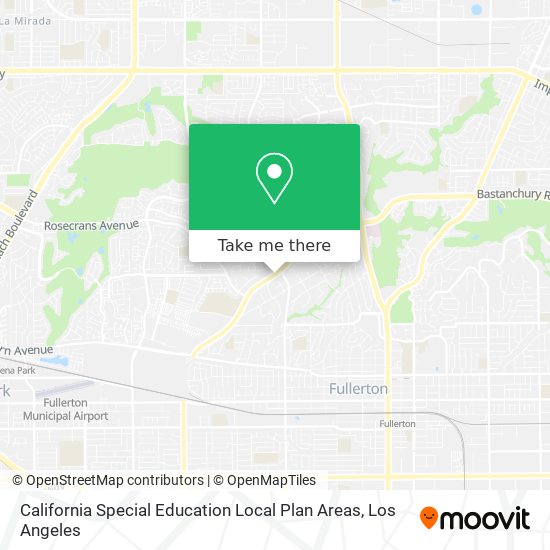 California Special Education Local Plan Areas map