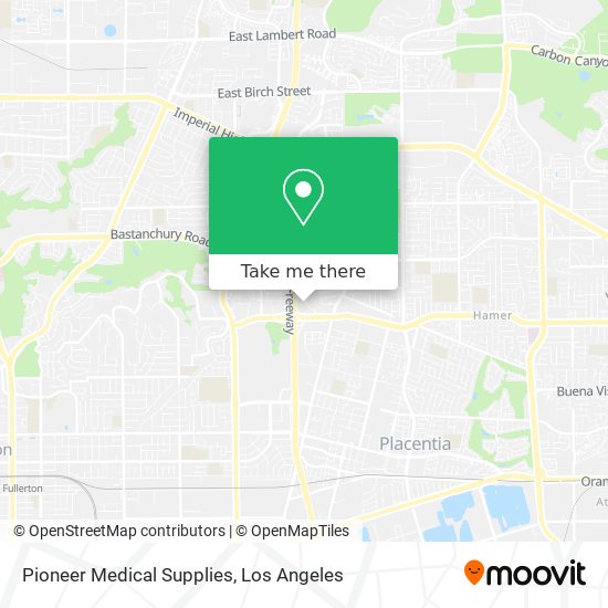 Pioneer Medical Supplies map