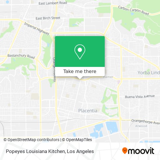 Mapa de Popeyes Louisiana Kitchen