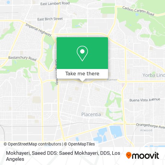 Mokhayeri, Saeed DDS: Saeed Mokhayeri, DDS map