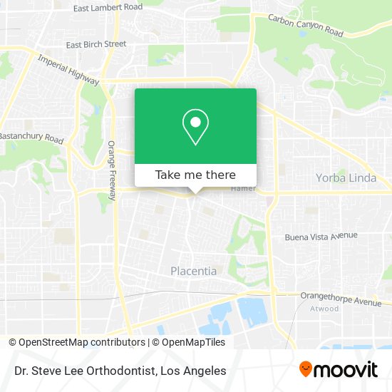 Dr. Steve Lee Orthodontist map