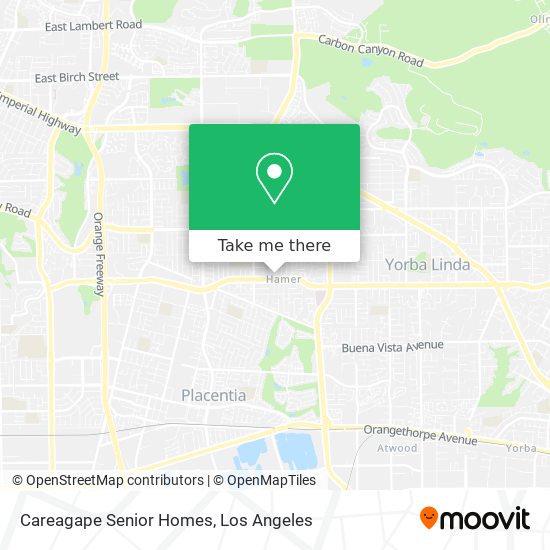 Careagape Senior Homes map