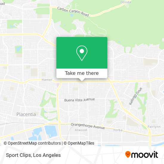 Sport Clips map