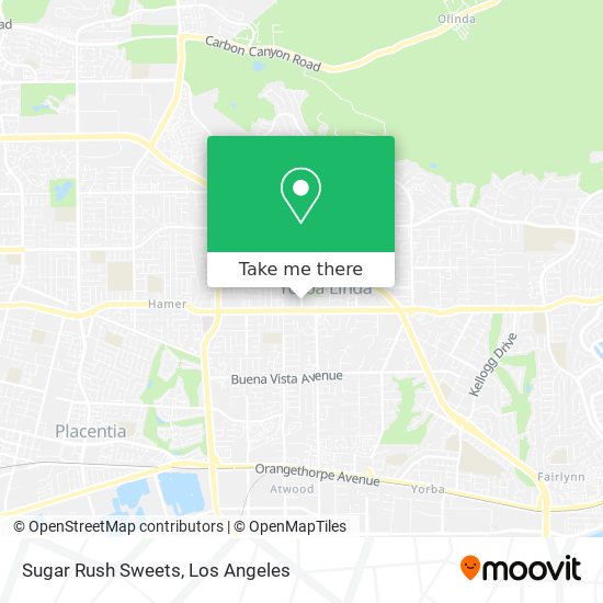 Sugar Rush Sweets map