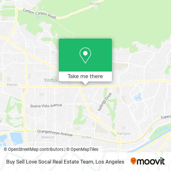 Buy Sell Love Socal Real Estate Team map