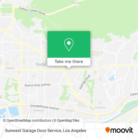 Mapa de Sunwest Garage Door Service