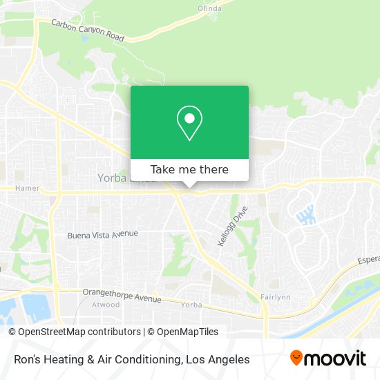 Ron's Heating & Air Conditioning map