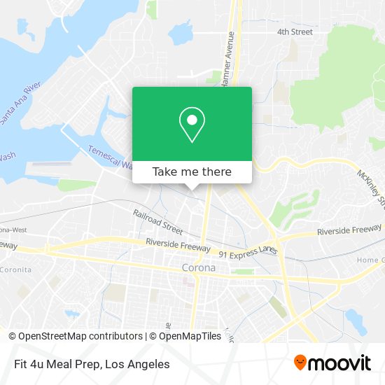 Fit 4u Meal Prep map