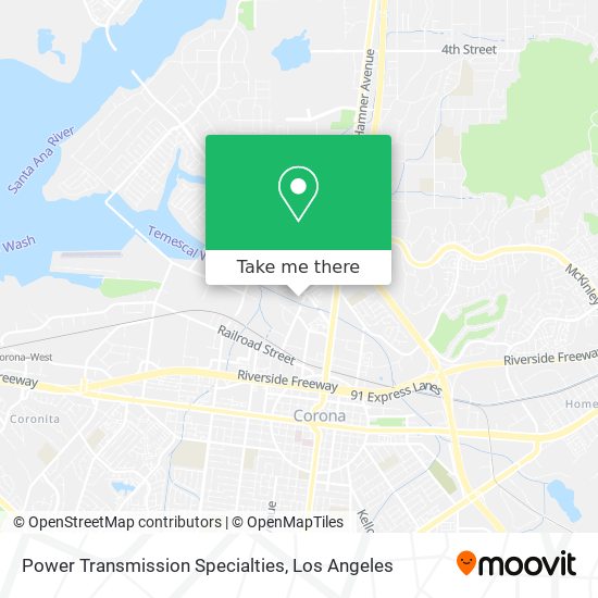 Mapa de Power Transmission Specialties