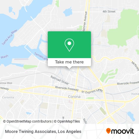Mapa de Moore Twining Associates