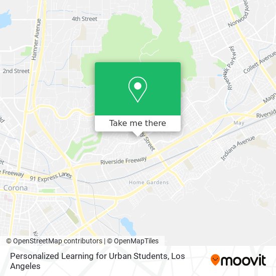 Personalized Learning for Urban Students map