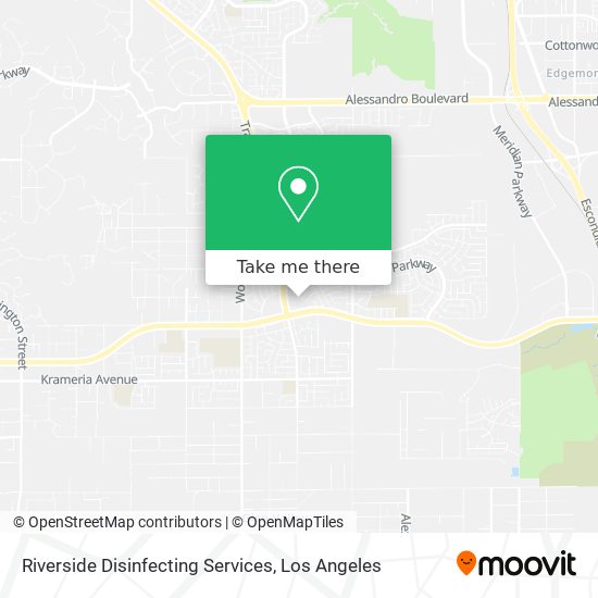 Riverside Disinfecting Services map