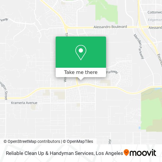 Reliable Clean Up & Handyman Services map