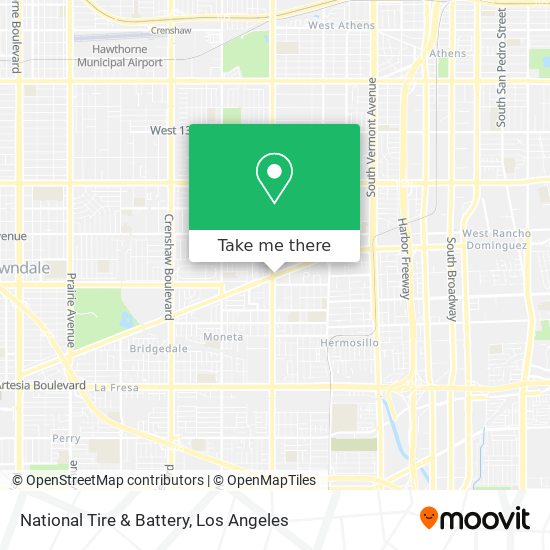 National Tire & Battery map