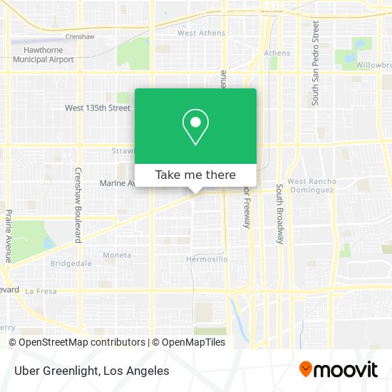 Mapa de Uber Greenlight
