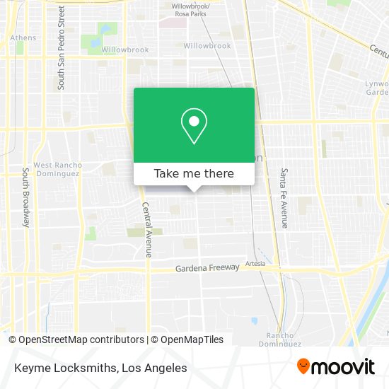 Mapa de Keyme Locksmiths