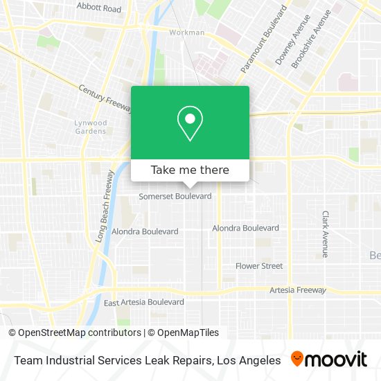 Team Industrial Services Leak Repairs map