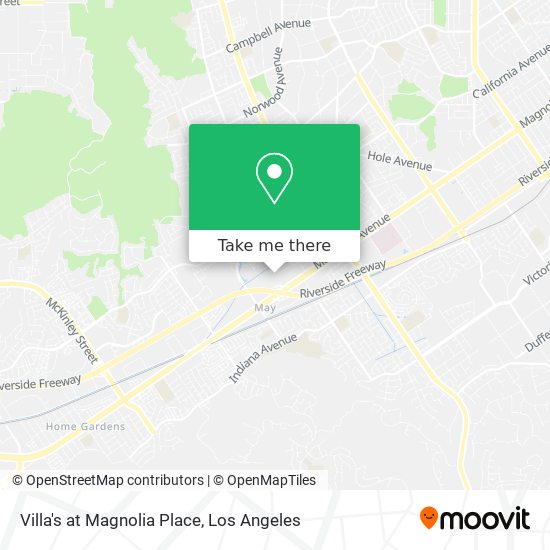 Villa's at Magnolia Place map