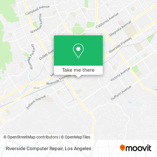 Mapa de Riverside Computer Repair