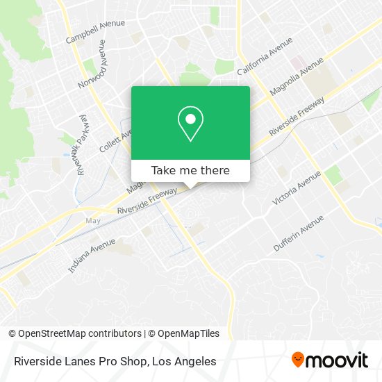 Riverside Lanes Pro Shop map