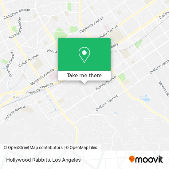 Hollywood Rabbits map