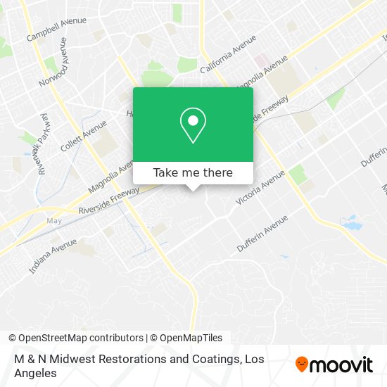 Mapa de M & N Midwest Restorations and Coatings