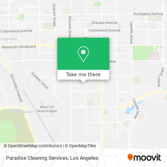 Paradise Cleaning Services map