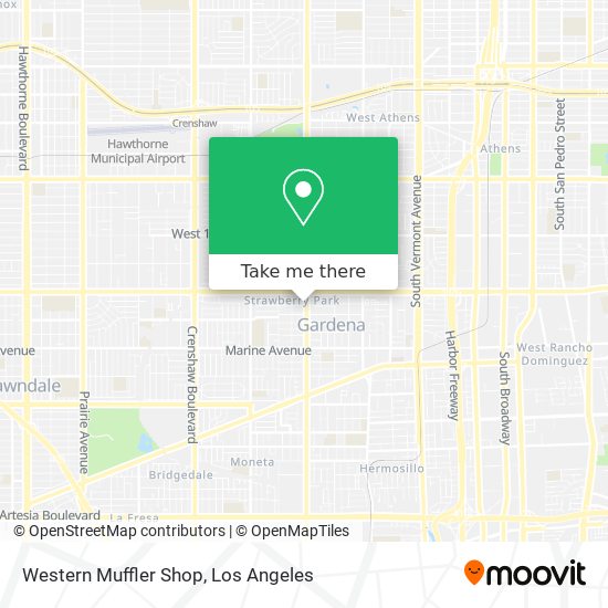 Mapa de Western Muffler Shop