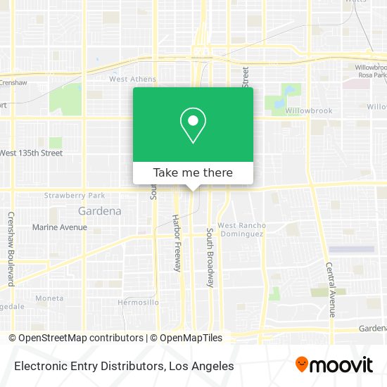 Electronic Entry Distributors map