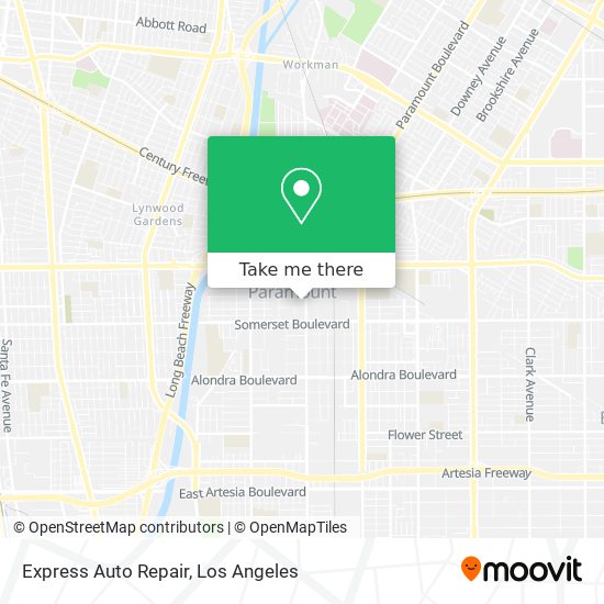 Express Auto Repair map