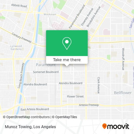 Mapa de Munoz Towing