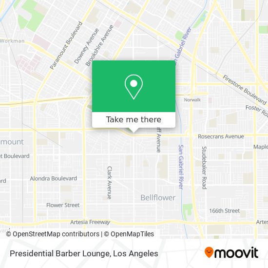 Presidential Barber Lounge map