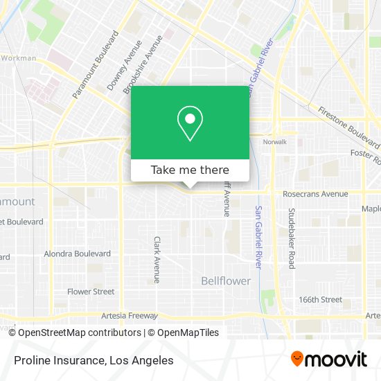 Proline Insurance map