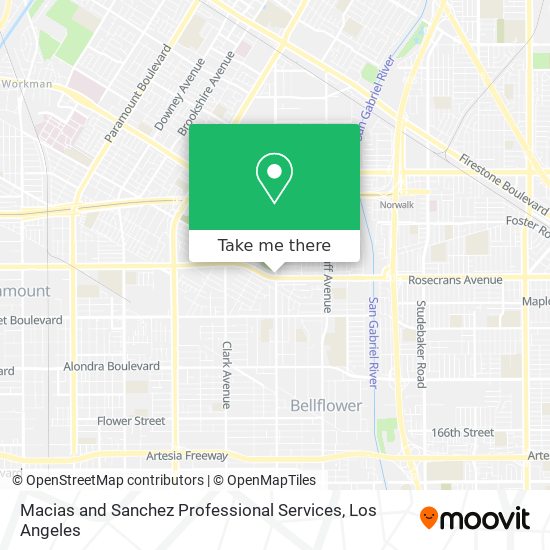 Mapa de Macias and Sanchez Professional Services