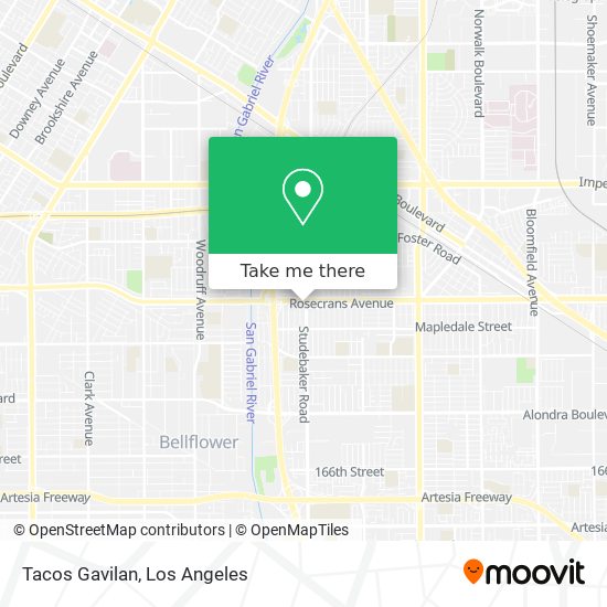 Tacos Gavilan map
