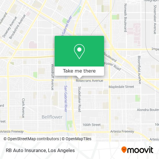 RB Auto Insurance map