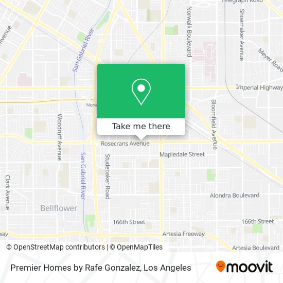 Premier Homes by Rafe Gonzalez map