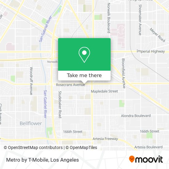 Metro by T-Mobile map