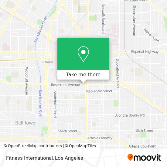 Fitness International map