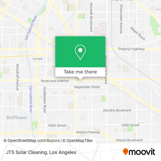 JTS Solar Cleaning map