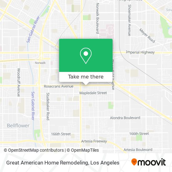 Mapa de Great American Home Remodeling