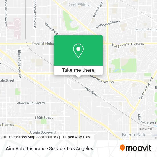 Aim Auto Insurance Service map