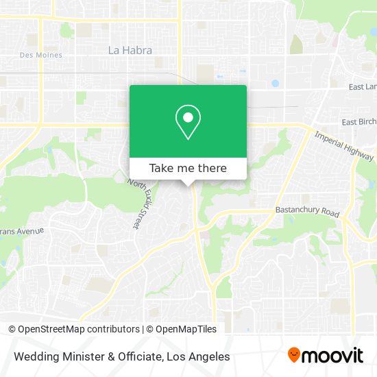 Wedding Minister & Officiate map