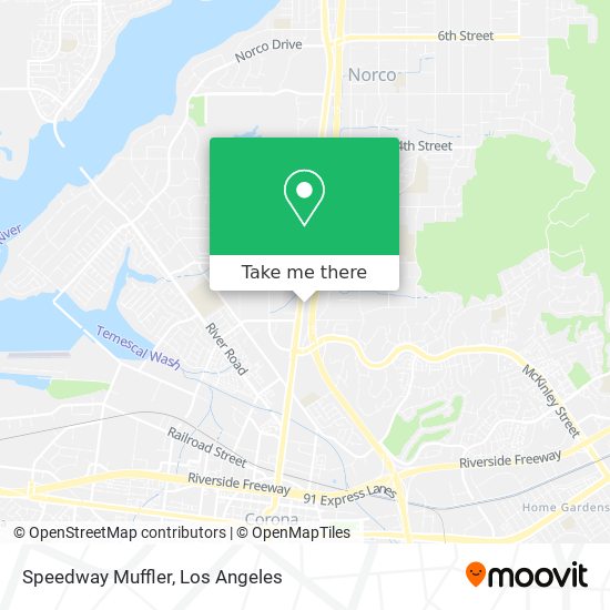 Mapa de Speedway Muffler