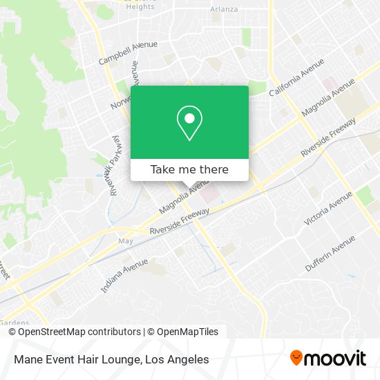 Mapa de Mane Event Hair Lounge