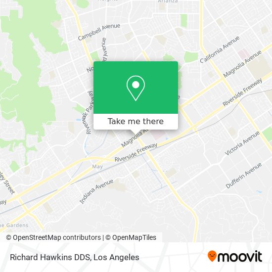 Richard Hawkins DDS map