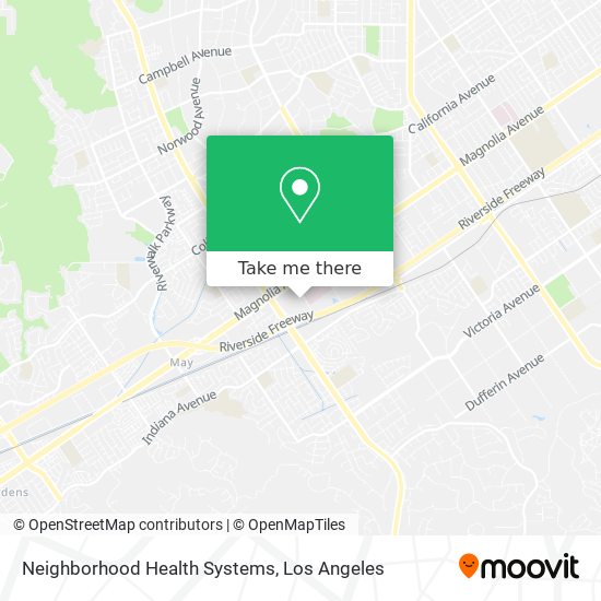 Mapa de Neighborhood Health Systems