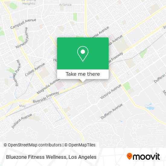 Mapa de Bluezone Fitness Wellness