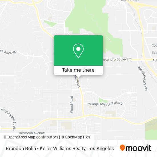 Mapa de Brandon Bolin - Keller Williams Realty