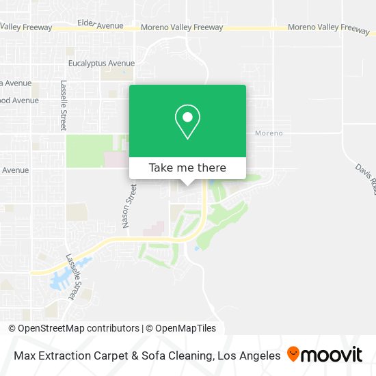 Max Extraction Carpet & Sofa Cleaning map
